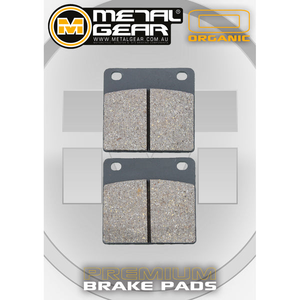 MetalGear Brake Pads: Single Set in Organic Compound
