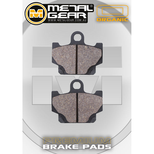MetalGear Brake Pads: Single Set in Organic Compound