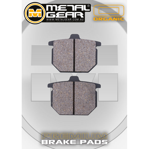 MetalGear Brake Pads: Single Set in Organic Compound