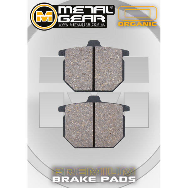 MetalGear Brake Pads: Single Set in Organic Compound