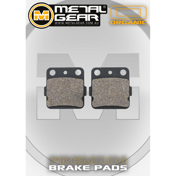 MetalGear Brake Pads: Single Set in Organic Compound