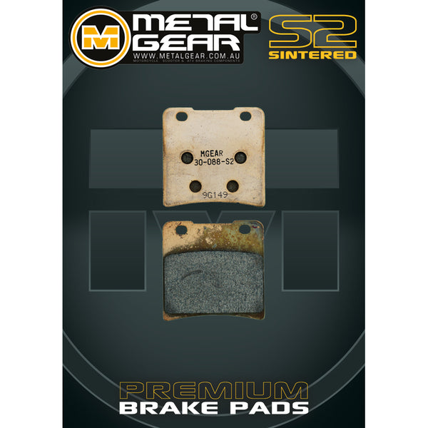 MetalGear Brake Pads: Single Set in Sintered S2 Compound