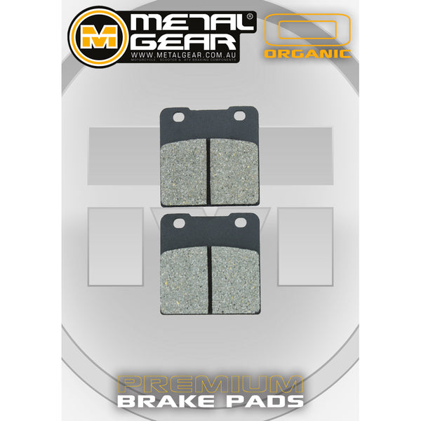 MetalGear Brake Pads: Single Set in Organic Compound
