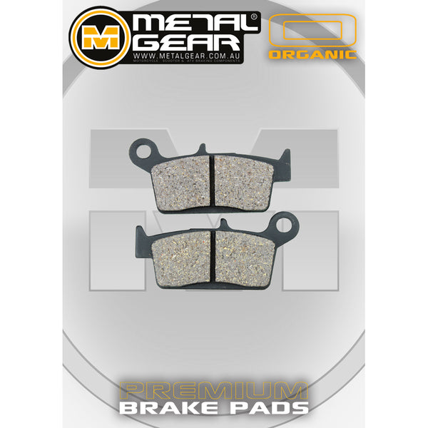MetalGear Brake Pads: Single Set in Organic Compound