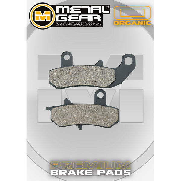 MetalGear Brake Pads: Single Set in Organic Compound