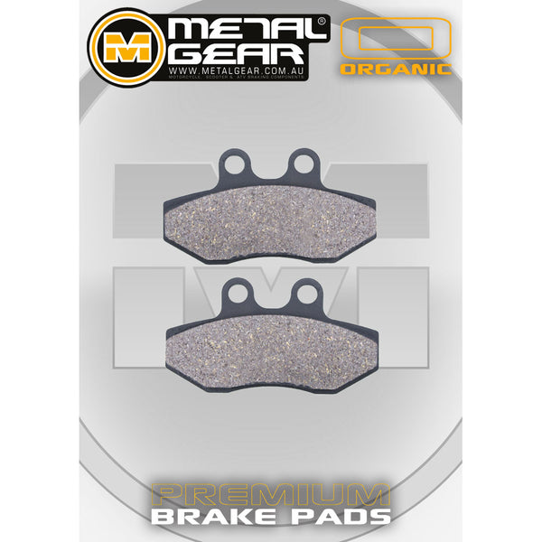 MetalGear Brake Pads: Single Set in Organic Compound