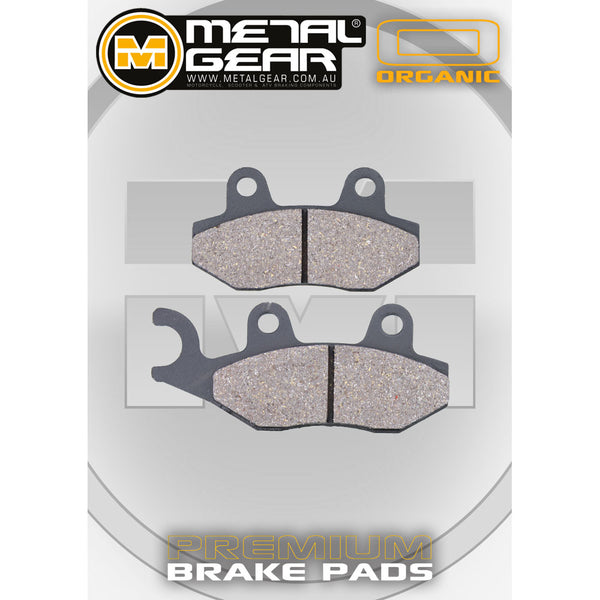 MetalGear Brake Pads: Single Set in Organic Compound