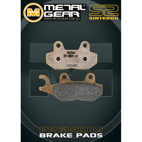 MetalGear Brake Pads: Single Set in Sintered S2 Compound