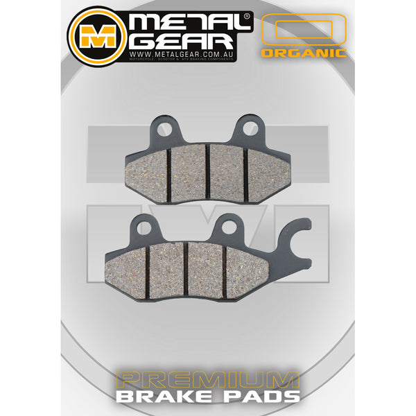 MetalGear Brake Pads: Single Set in Organic Compound