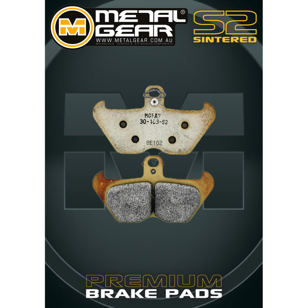 MetalGear Brake Pads: Single Set in Sintered S2 Compound