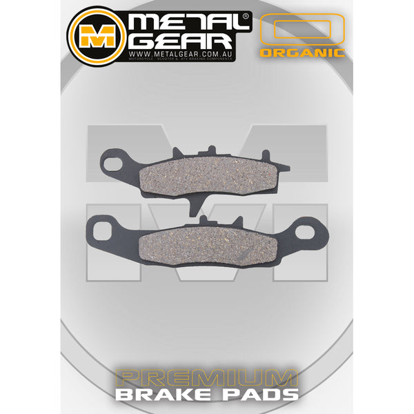 MetalGear Brake Pads: Single Set in Organic Compound