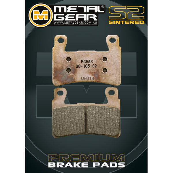 MetalGear Brake Pads: Single Set in Sintered S2 Compound