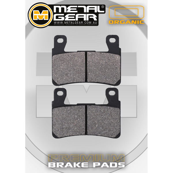 MetalGear Brake Pads: Single Set in Organic Compound