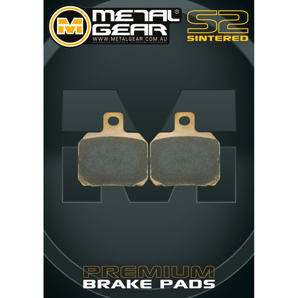 MetalGear Brake Pads: Single Set in Sintered S2 Compound