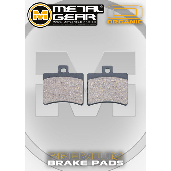 MetalGear Brake Pads: Single Set in Organic Compound