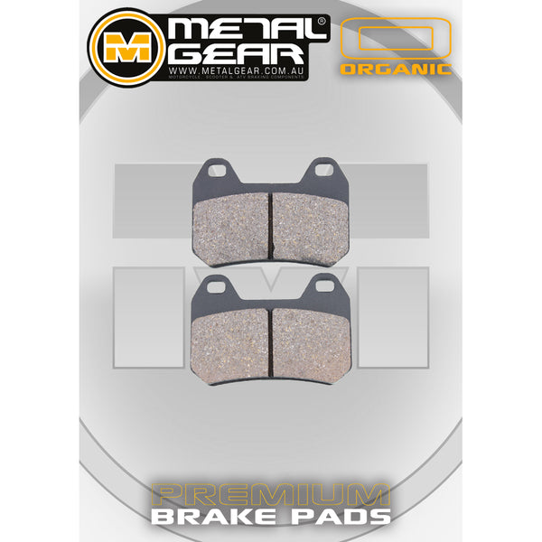 MetalGear Brake Pads: Single Set in Organic Compound