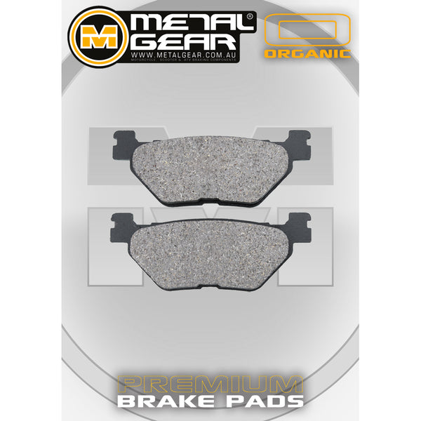 MetalGear Brake Pads: Single Set in Organic Compound