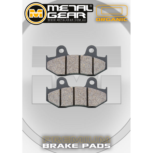 MetalGear Brake Pads: Single Set in Organic Compound