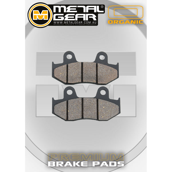 MetalGear Brake Pads: Single Set in Organic Compound