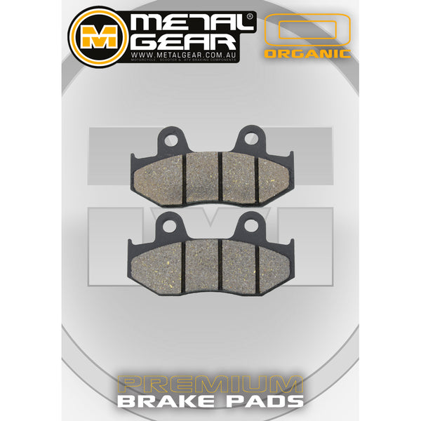 MetalGear Brake Pads: Single Set in Organic Compound