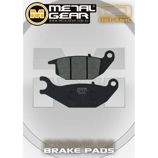 MetalGear Brake Pads: Single Set in Organic Compound