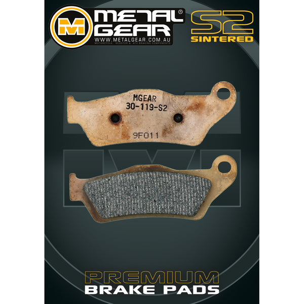 MetalGear Brake Pads: Single Set in Sintered S2 Compound