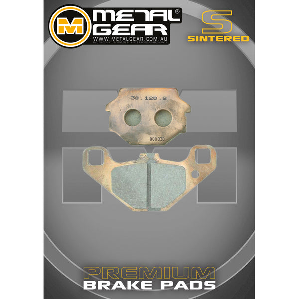 MetalGear Brake Pads: Single Set in Sintered Compound