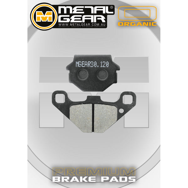 MetalGear Brake Pads: Single Set in Organic Compound