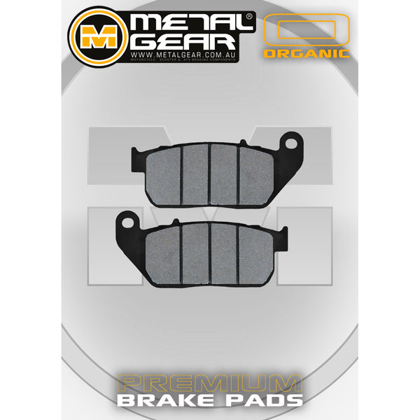 MetalGear Brake Pads: Single Set in Organic Compound