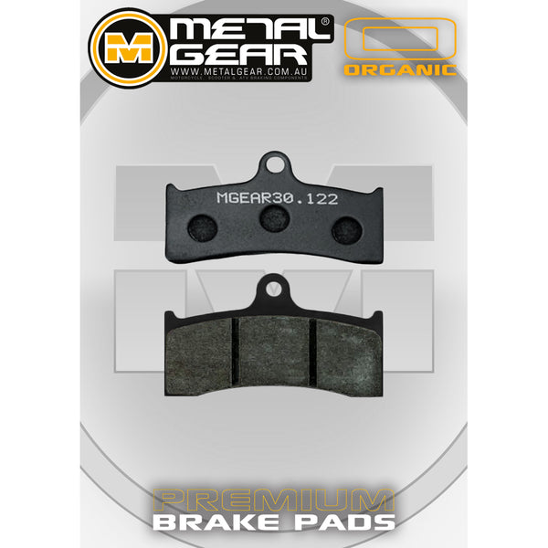 MetalGear Brake Pads: Single Set in Organic Compound