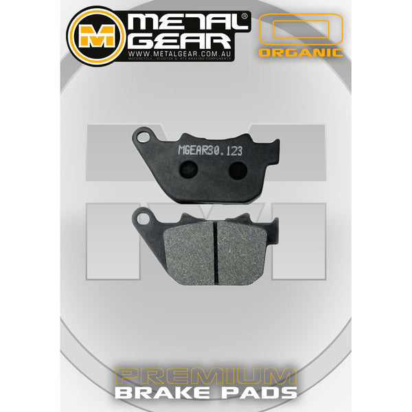 MetalGear Brake Pads: Single Set in Organic Compound