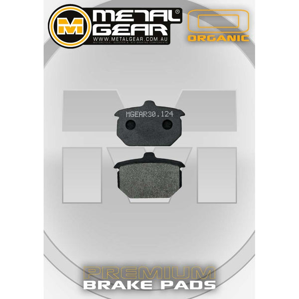 MetalGear Brake Pads: Single Set in Organic Compound