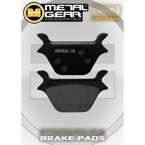 MetalGear Brake Pads: Single Set in Organic Compound