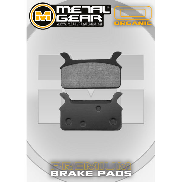 MetalGear Brake Pads: Single Set in Organic Compound