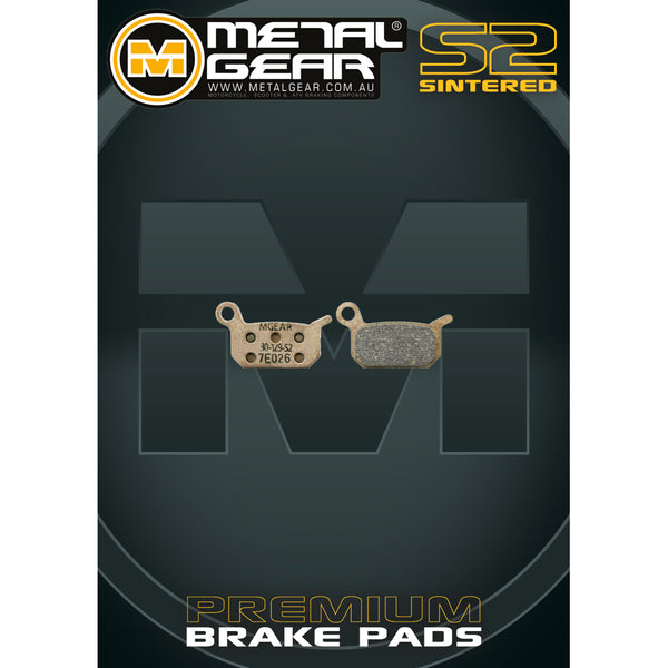 MetalGear Brake Pads: Single Set in Sintered S2 Compound