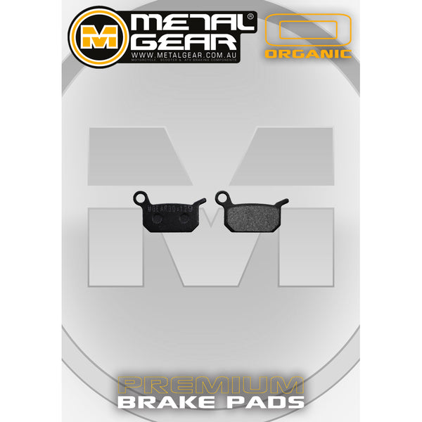 MetalGear Brake Pads: Single Set in Organic Compound