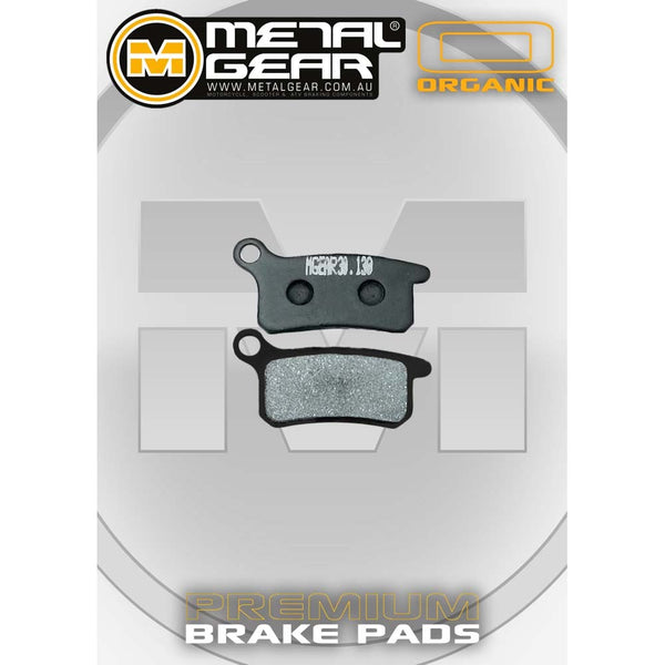 MetalGear Brake Pads: Single Set in Organic Compound