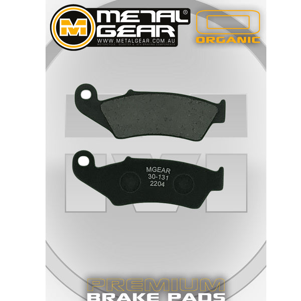 MetalGear Brake Pads: Single Set in Organic Compound