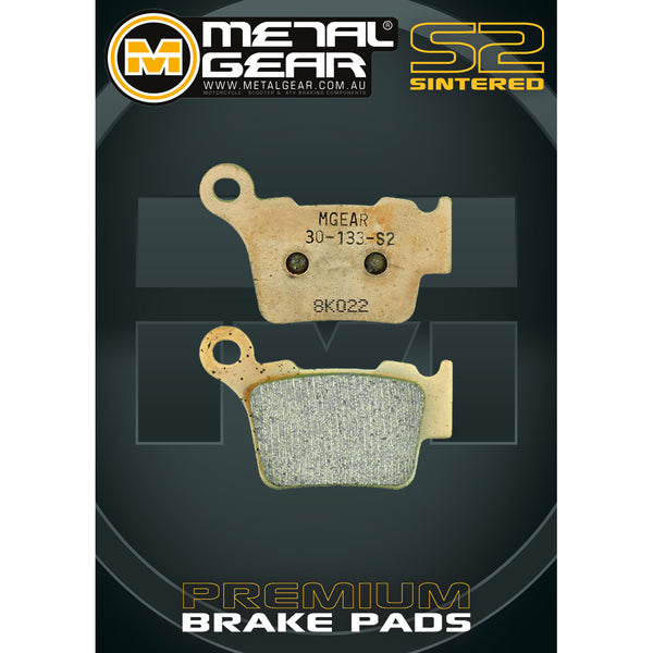 MetalGear Brake Pads: Single Set in Sintered S2 Compound