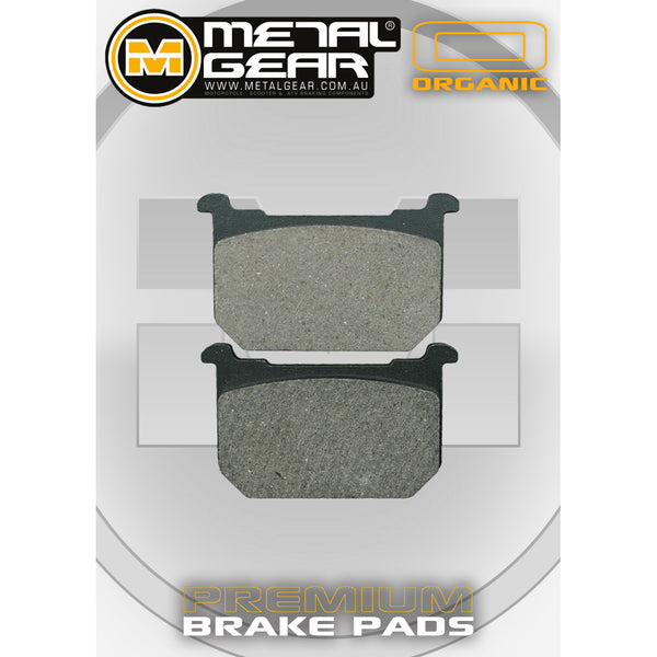 MetalGear Brake Pads: Single Set in Organic Compound