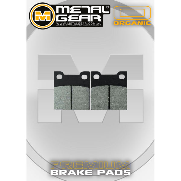 MetalGear Brake Pads: Single Set in Organic Compound