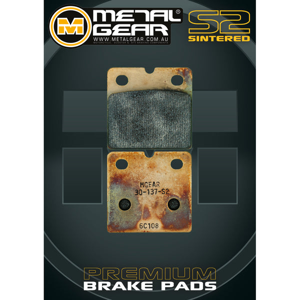 MetalGear Brake Pads: Single Set in Sintered S2 Compound