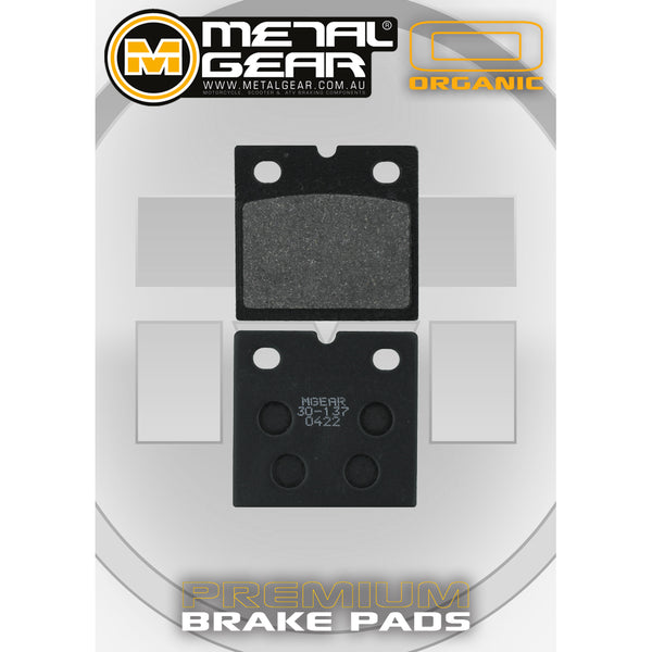 MetalGear Brake Pads: Single Set in Organic Compound