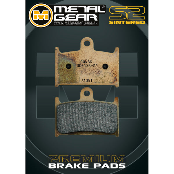MetalGear Brake Pads: Single Set in Sintered S2 Compound