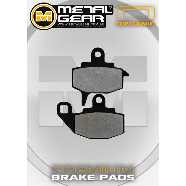MetalGear Brake Pads: Single Set in Organic Compound