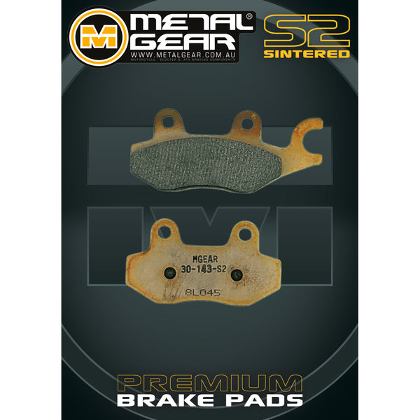 MetalGear Brake Pads: Single Set in Sintered S2 Compound