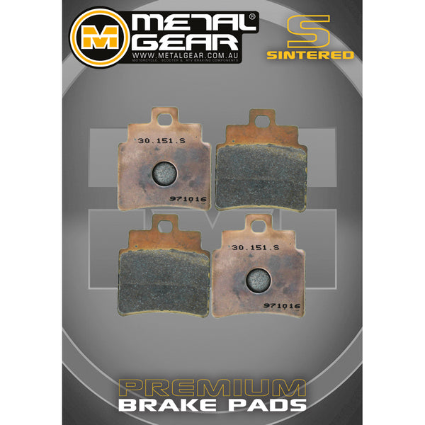 MetalGear Brake Pads: Single Set in Sintered Compound