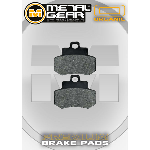 MetalGear Brake Pads: Single Set in Organic Compound