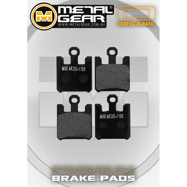 MetalGear Brake Pads: Single Set in Organic Compound