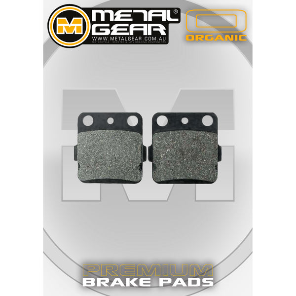 MetalGear Brake Pads: Single Set in Organic Compound